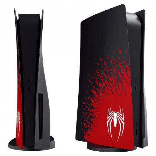 

Боковые панели Dobe Spider-Man 2 для Sony PlayStation 5 с дисководом, Красный;черный, Spider-Man 2