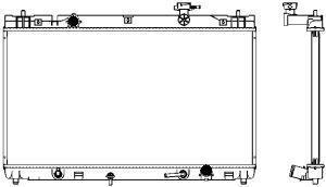 

Радиатор Sakura 34611016 Toyota Camry 2.4 Акпп 02- Sakura арт. 34611016