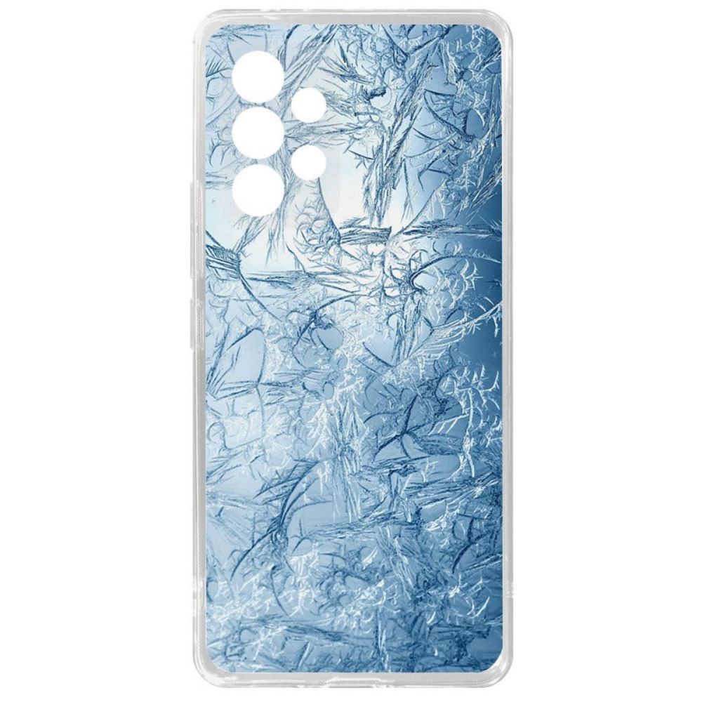 фото Чехол-накладка krutoff clear case лед для samsung galaxy a53 5g (a536)