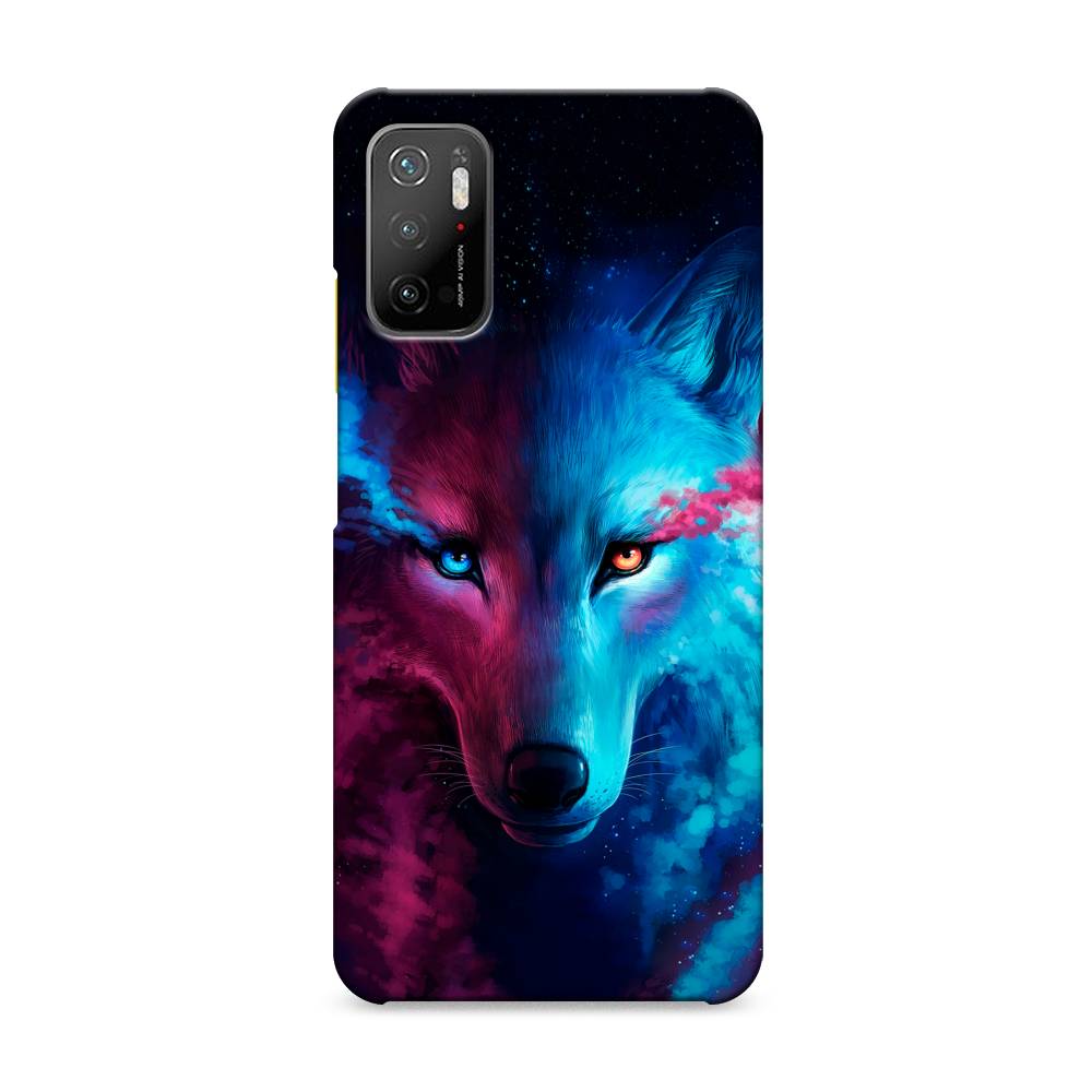 

Пластиковый чехол "Волшебный волк" на Xiaomi Poco M3 Pro, 311020-1