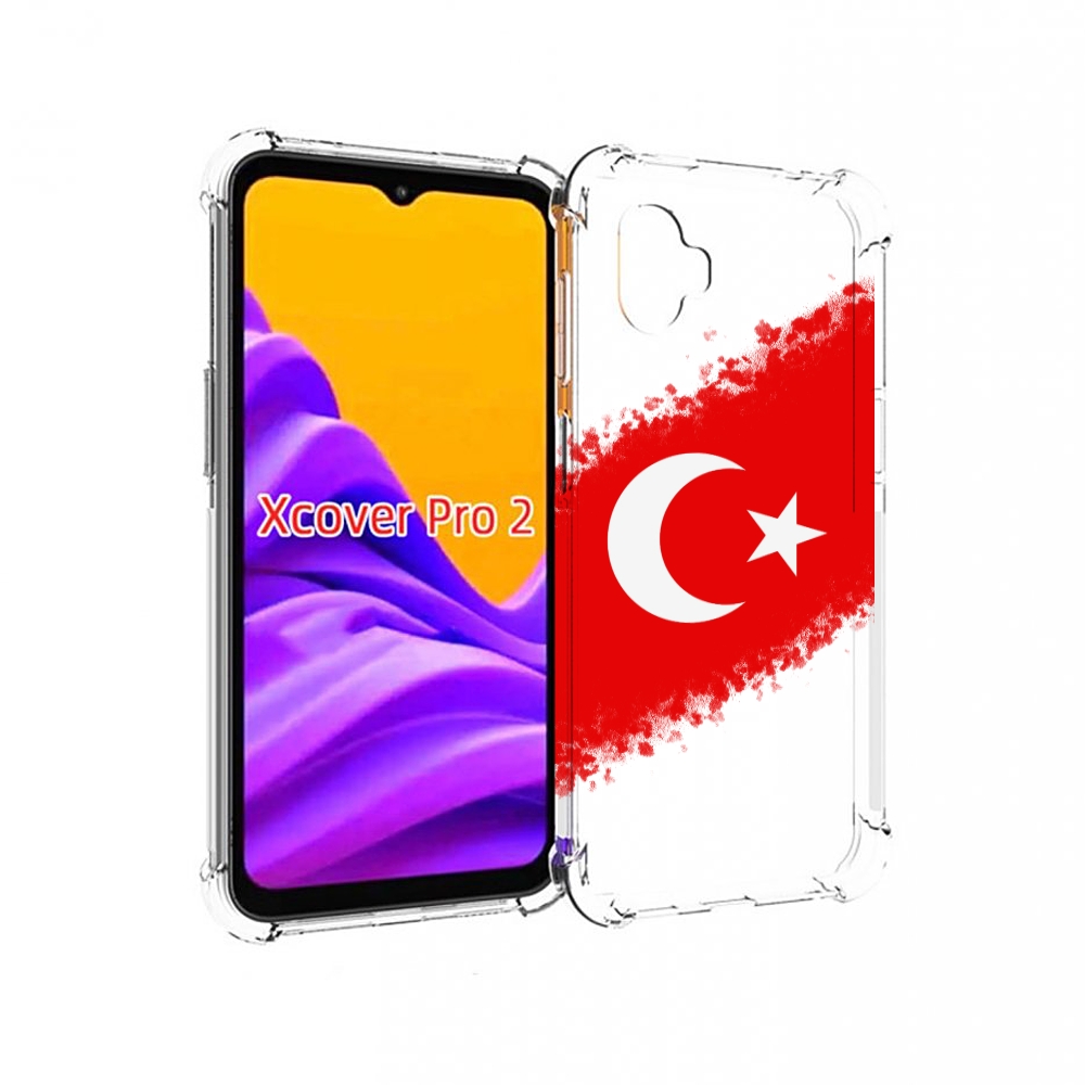 

Чехол MyPads флаг Турции для Samsung Galaxy Xcover Pro 2, Прозрачный, Tocco