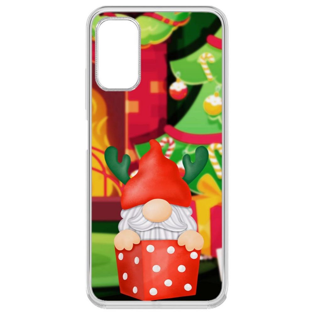 

Чехол-накладка Krutoff Clear Case Гном для Xiaomi Poco M3 Pro