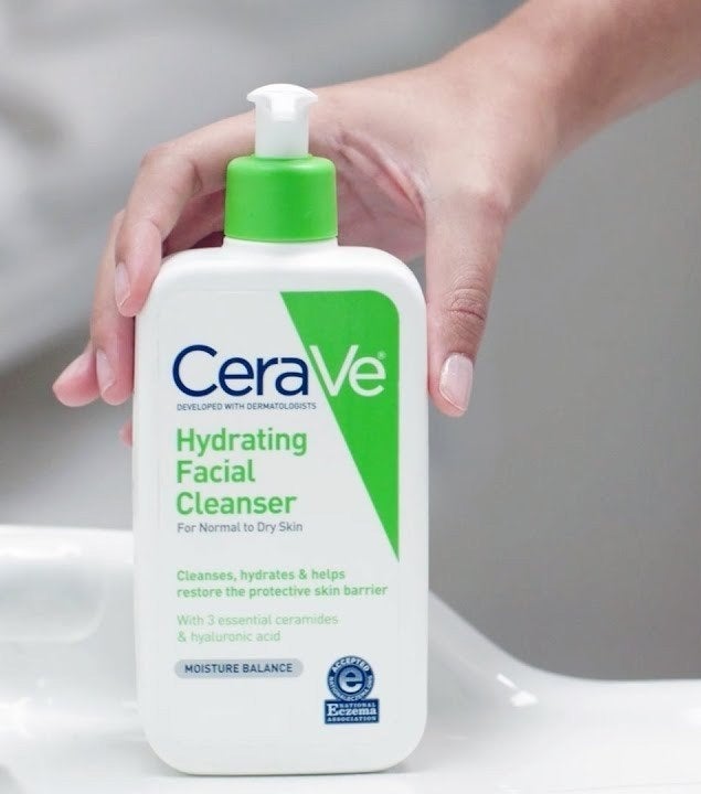 Увлажняющее очищающее средство для лица CeraVe Hydrating Facial Cleanser 355мл