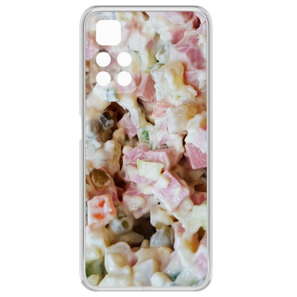 фото Чехол-накладка krutoff clear case оливье для xiaomi redmi note 11