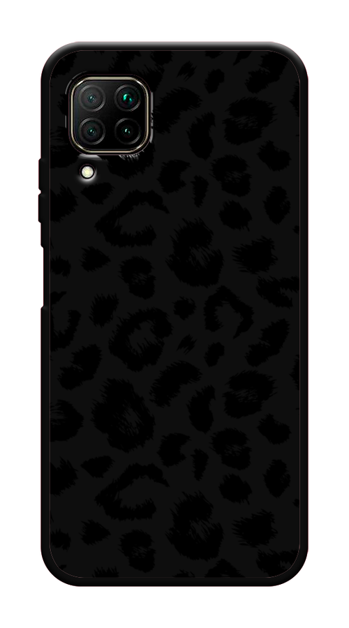 

Чехол Awog на Huawei P40 Lite "Окрас леопарда фон", Черный, 611652-1