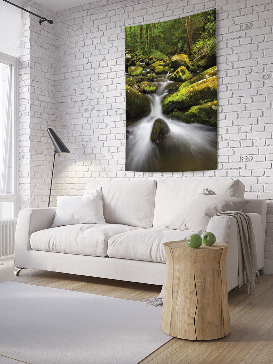 

Вертикальное фотопанно на стену JoyArty Горная река 150x200 см, Горная река