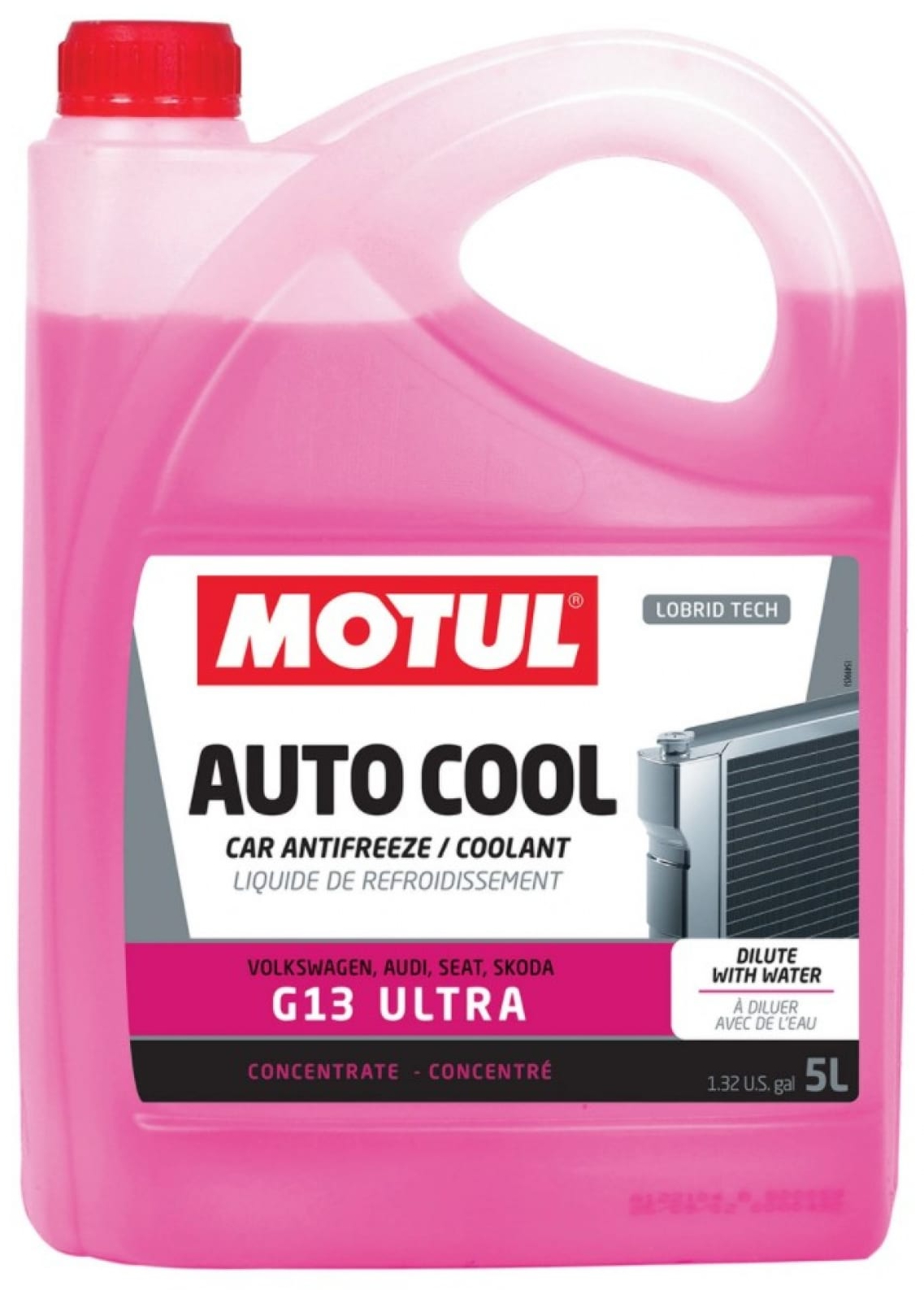 фото Антифриз розовый концентрат motul auto cooll g13 ultra5л 109138