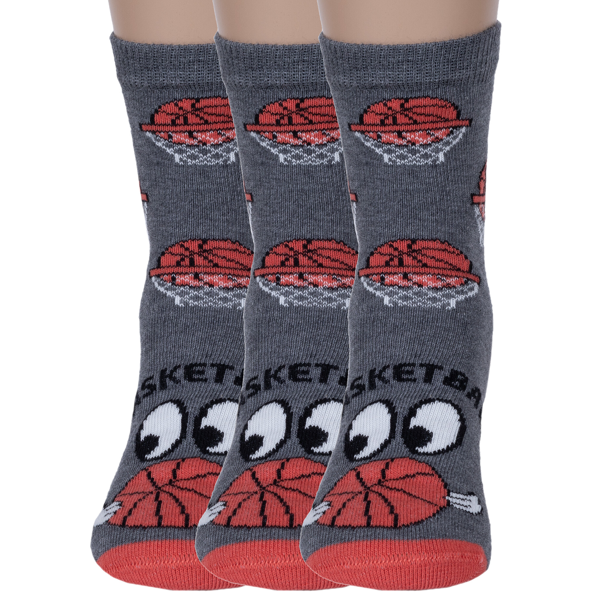 

Носки детские Rusocks 3-Д3-13500, рис 05, серые, 20-22, Серый, 3-Д3-13500
