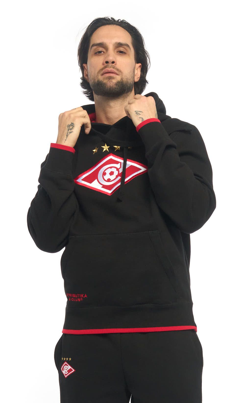 

Худи мужское Atributika&Club ФК Спартак 110900 черное M, Черный, ФК Спартак 110900