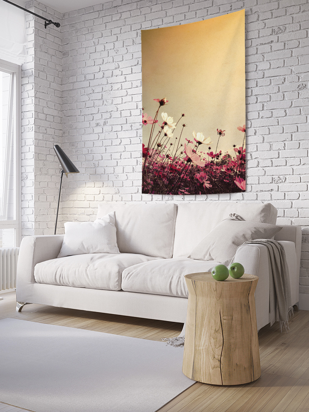 

Вертикальное фотопанно на стену JoyArty Цветы тянутся к свету 150x200 см, Цветы тянутся к свету