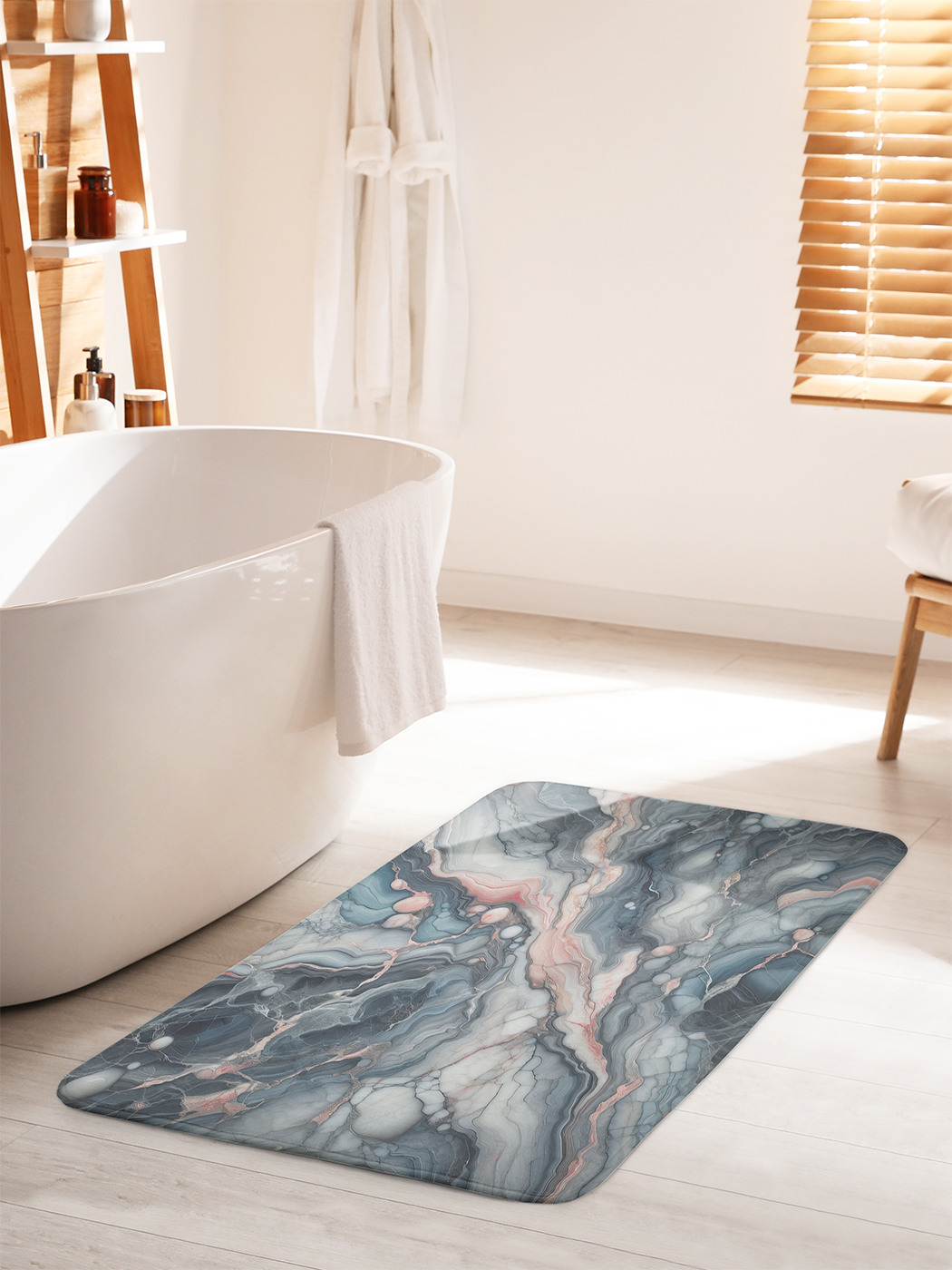 

Коврик для ванной туалета душа JoyArty "Мраморное панно", bath_sd1112_60x100