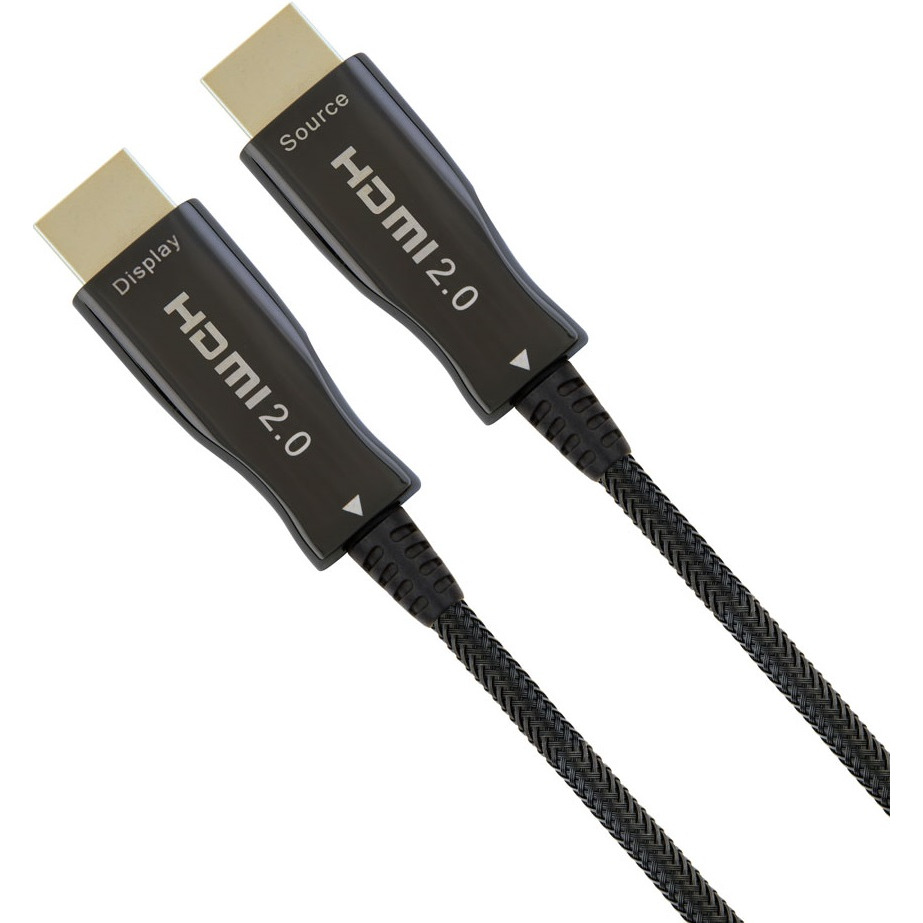 Кабель HDMI Gembird CCBP-HDMI-AOC-50M v2.0, 50 м, черный