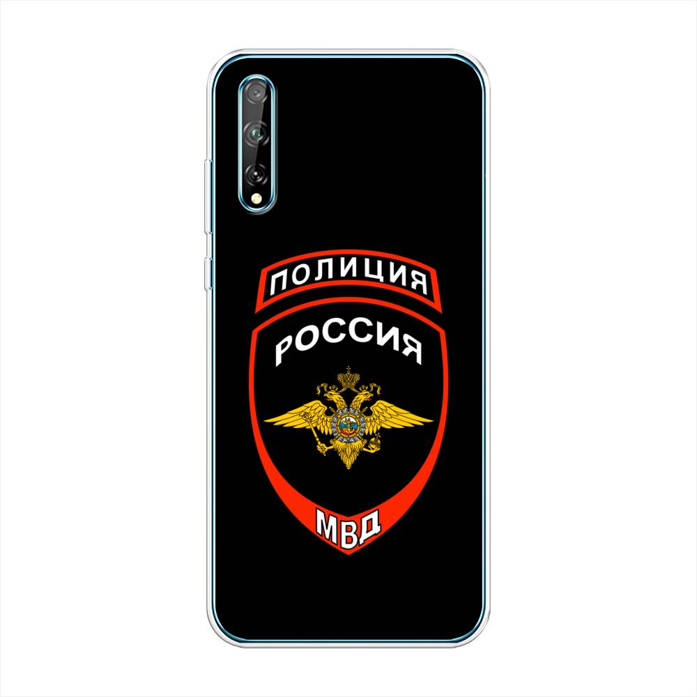 

Чехол Awog на Huawei Y8p "Полиция шеврон", Черный;красный;белый, 6103450-5