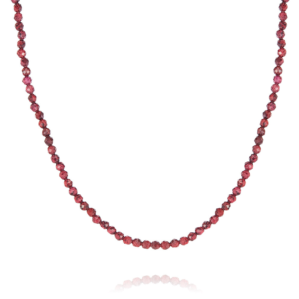 

Бусы из серебра с гранатом 42 см ADAMAS 84039557/02-С8Д-655, 84039557/02-С8Д-655