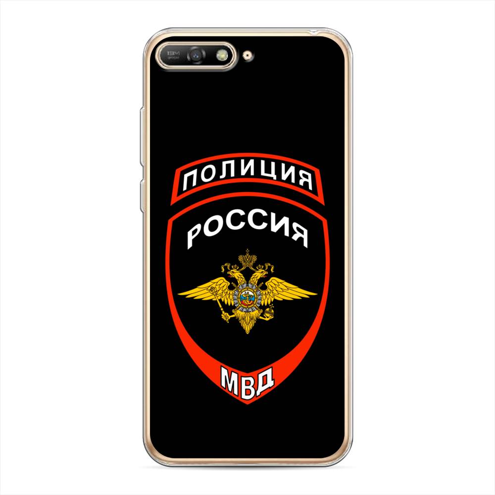 

Чехол Awog на Huawei Y6 2018 "Полиция шеврон", Черный;красный;белый, 67850-5