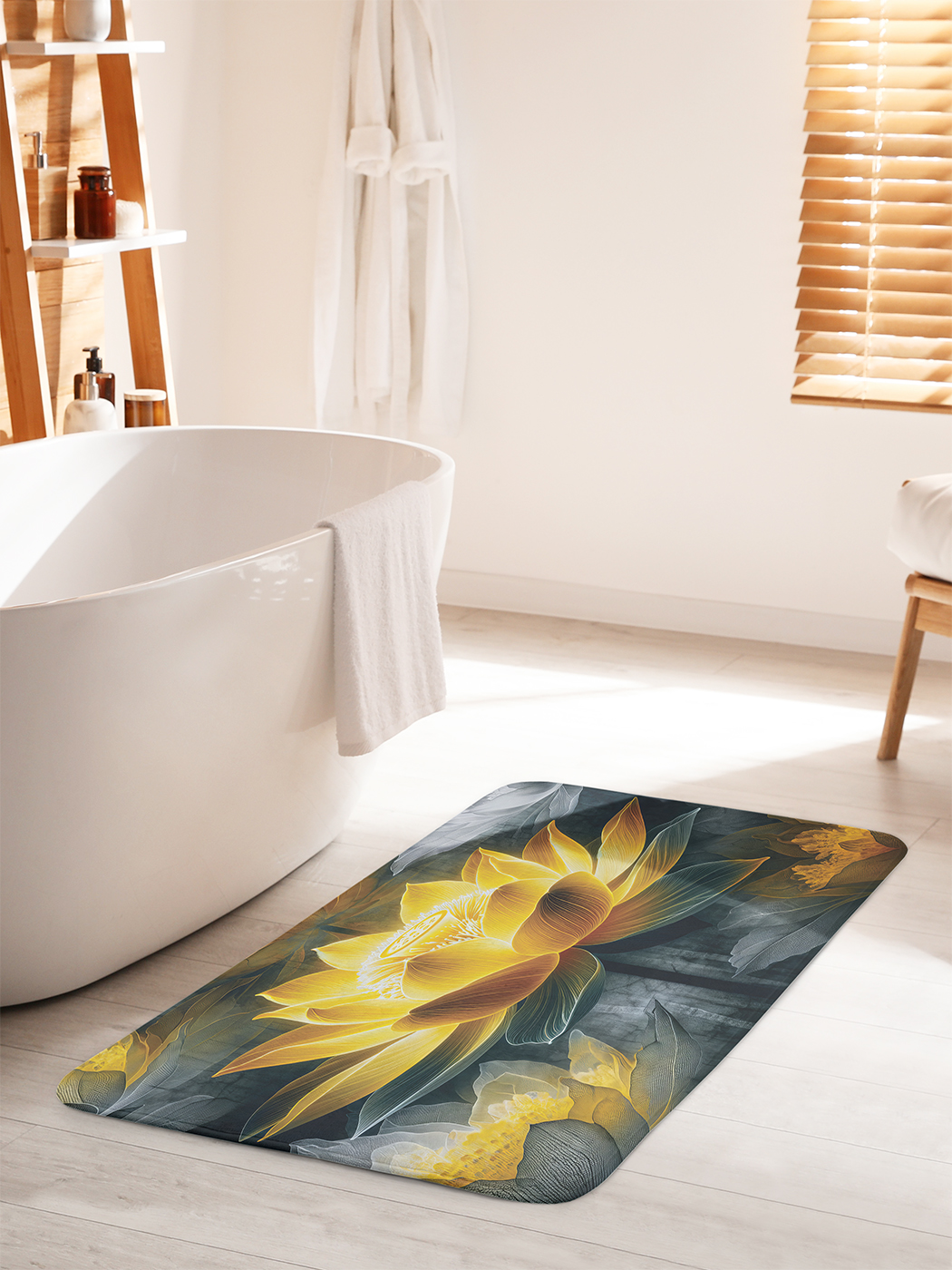 

Коврик для ванной туалета душа JoyArty "Магический лотос", bath_sd1173_60x100