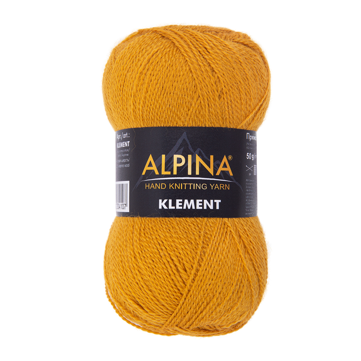 

Пряжа Alpina Klement 4 шт. по 50 г 300 м №35 горчичный, Желтый, "KLEMENT"