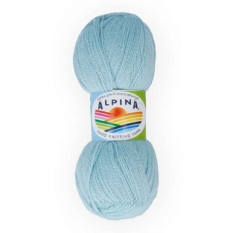 

Пряжа Alpina Klement 4 шт. по 50 г 300 м №25 св.бирюзовый, "KLEMENT"