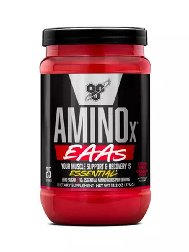 фото Комплекс аминокислот bsn amino x eaas клубника питахайя 375 гр