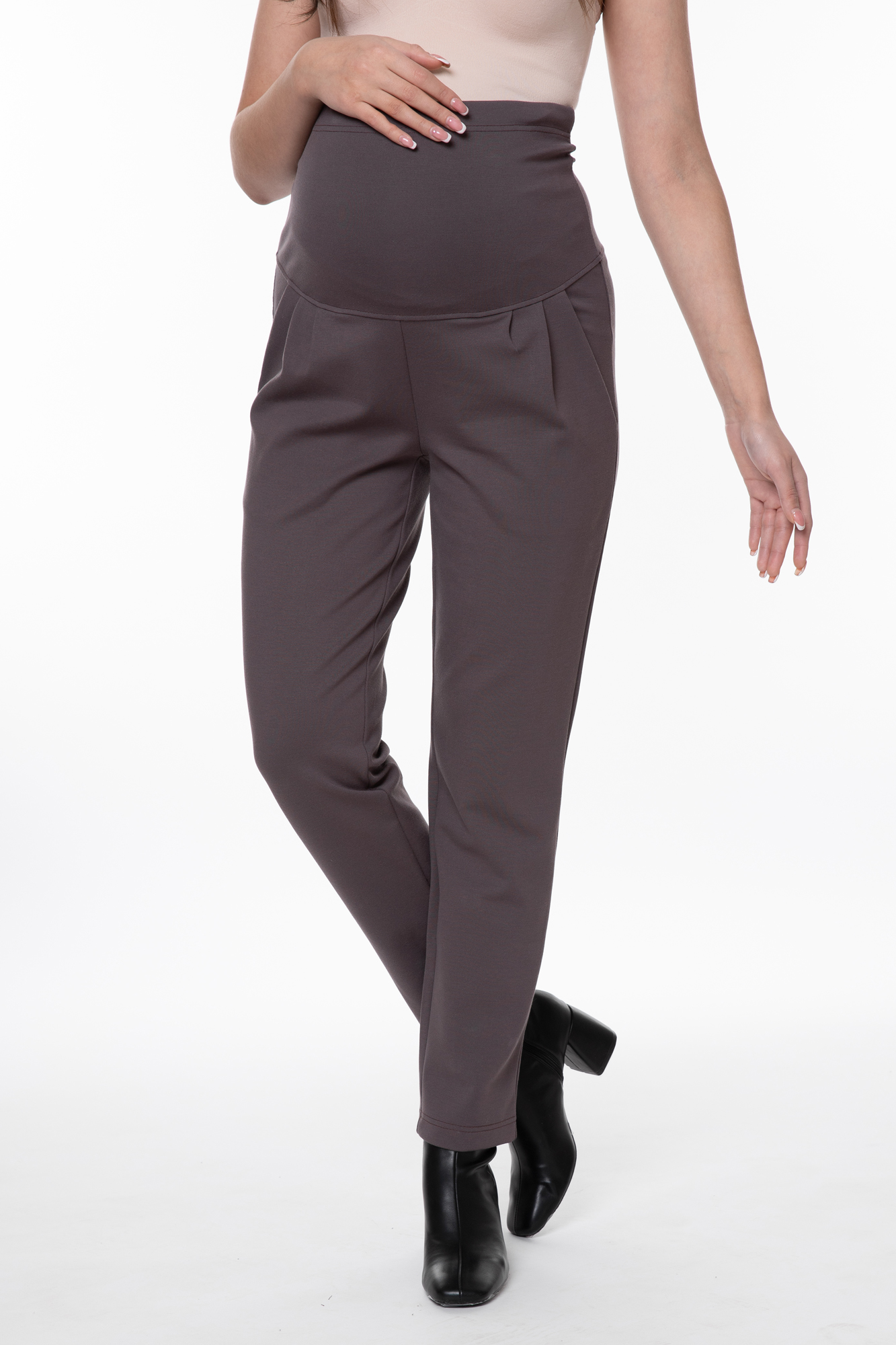 фото Брюки женские mama's fantasy 01-30522mf коричневые 52