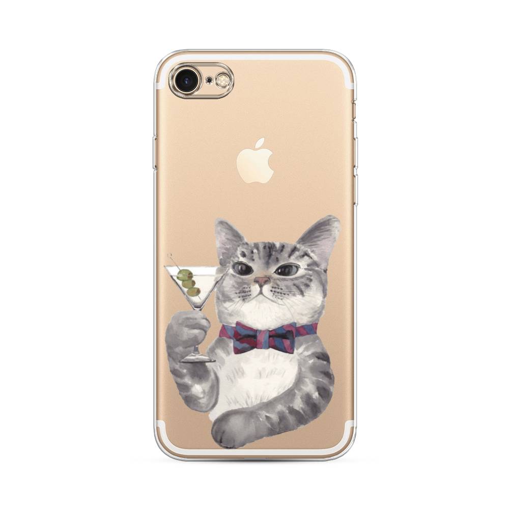 

Силиконовый чехол "Кот джентльмен" на Apple iPhone 8, Кот джентльмен