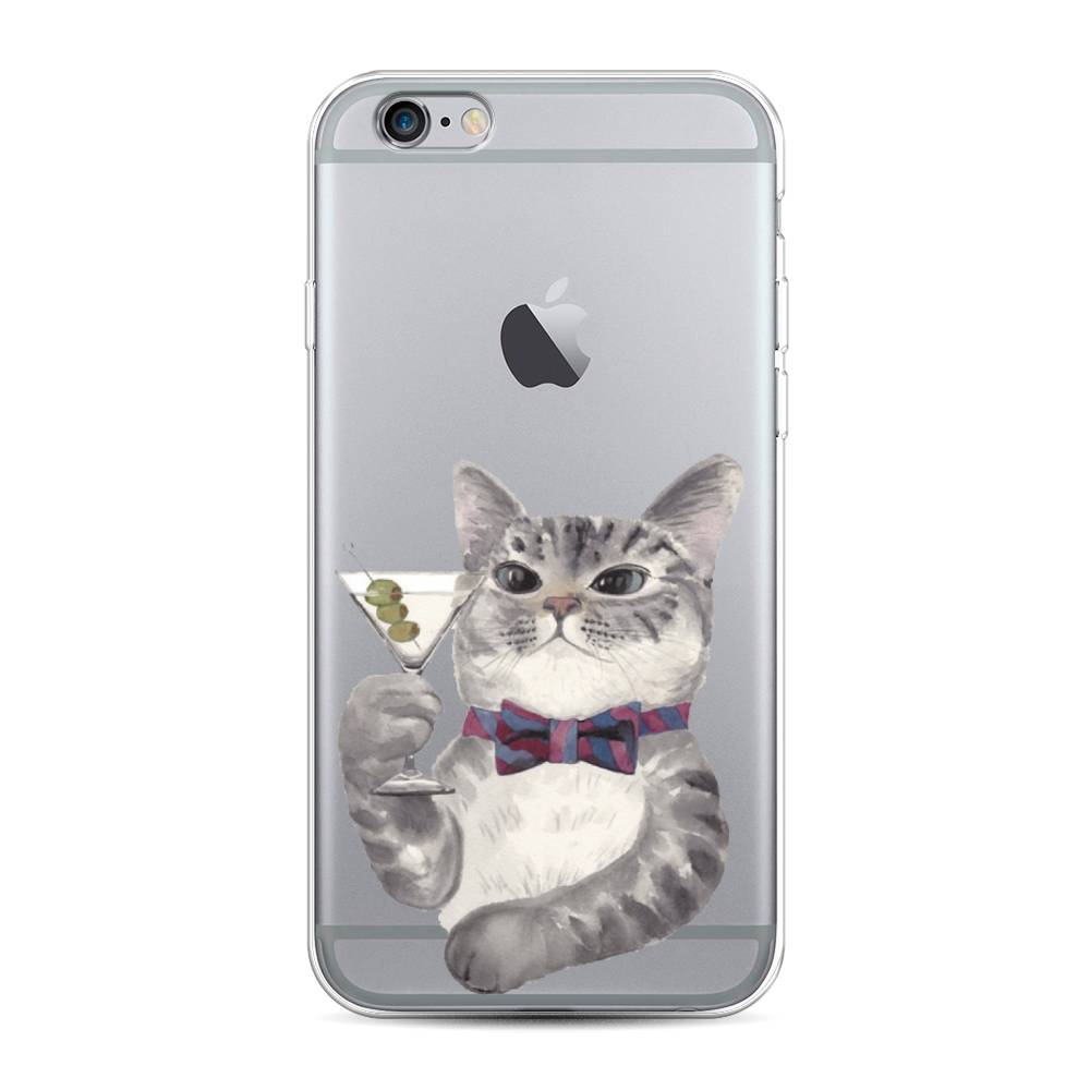 

Силиконовый чехол "Кот джентльмен" на Apple iPhone 6S, Кот джентльмен