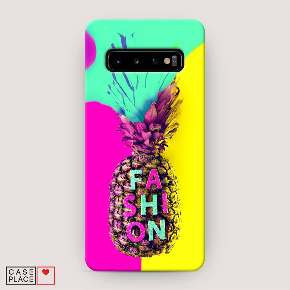 

Пластиковый чехол "Кислотный ананас" на Samsung Galaxy S10, 27020-7