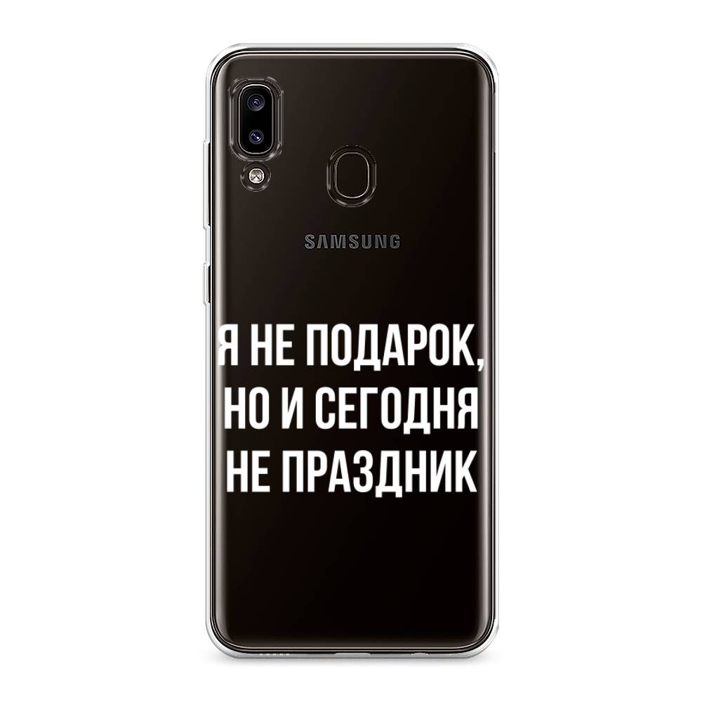 фото Силиконовый чехол "я не подарок" на samsung galaxy a30 awog