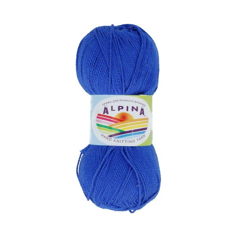 

Пряжа Alpina Holly 10 шт. по 50 г 100% мерсеризованный хлопок 200 м №546 яр.синий, "HOLLY"