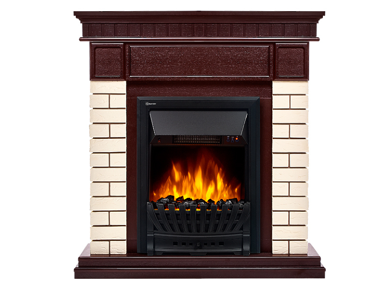 

Электрокамин Electrolux Bricks Classic камень бежевый, темный дуб + EFP/P-1020LS