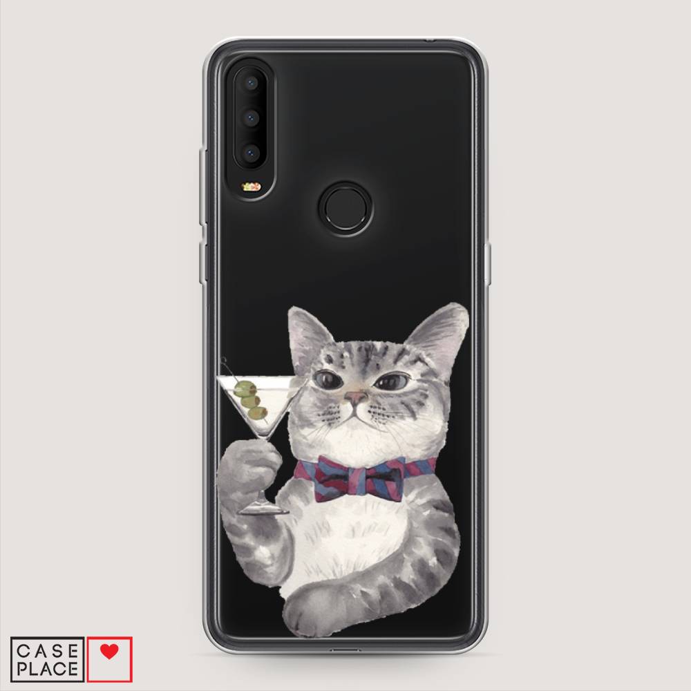 

Силиконовый чехол "Кот джентльмен" на Alcatel 3X 5048Y (2019), Кот джентльмен