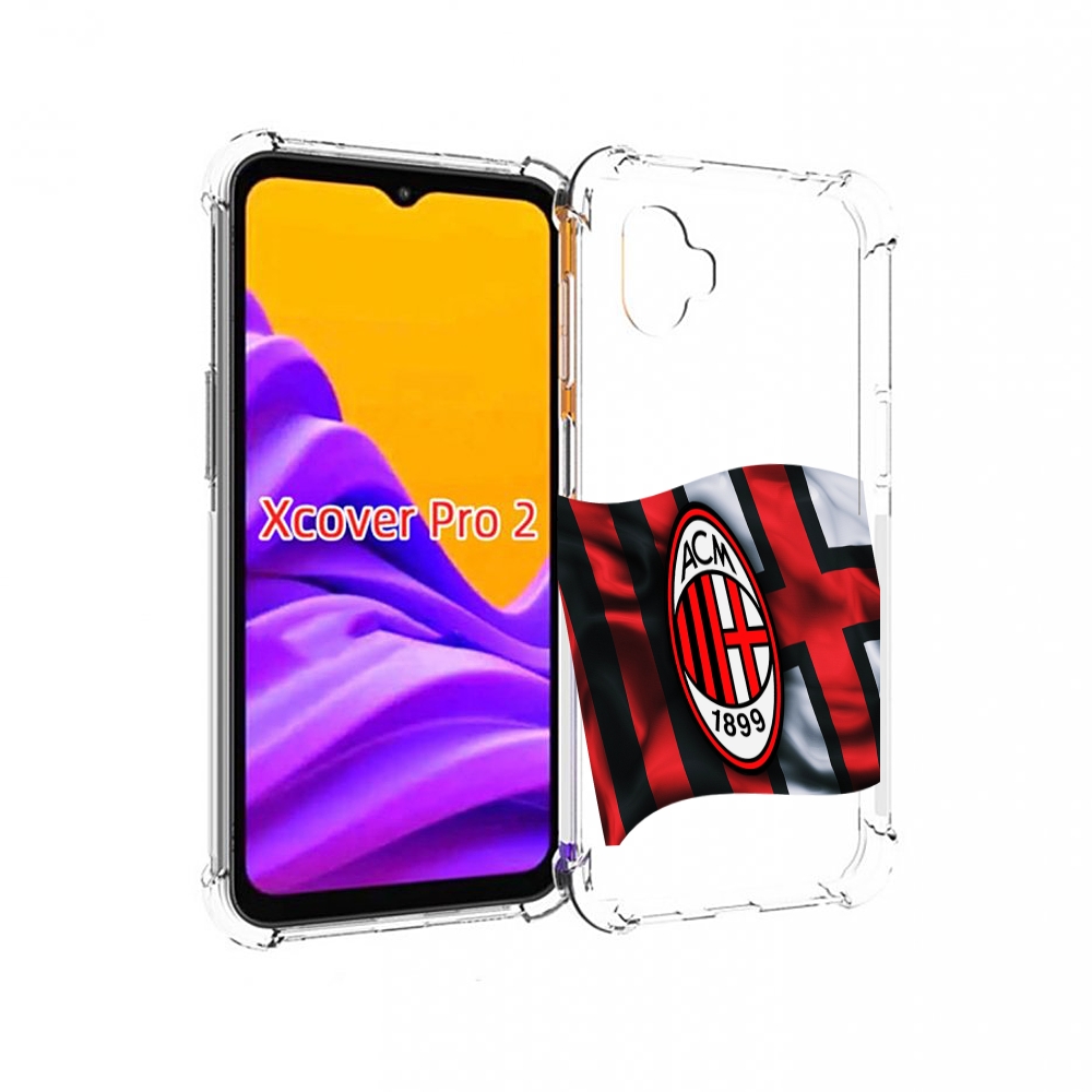 

Чехол MyPads фк милан мужской для Samsung Galaxy Xcover Pro 2, Прозрачный, Tocco