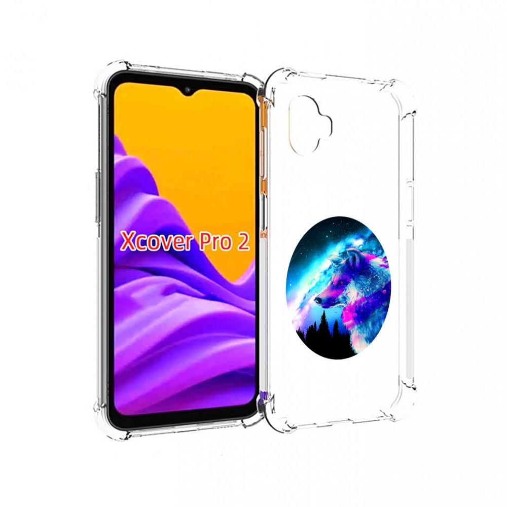 

Чехол MyPads голубой волк для Samsung Galaxy Xcover Pro 2, Прозрачный, Tocco