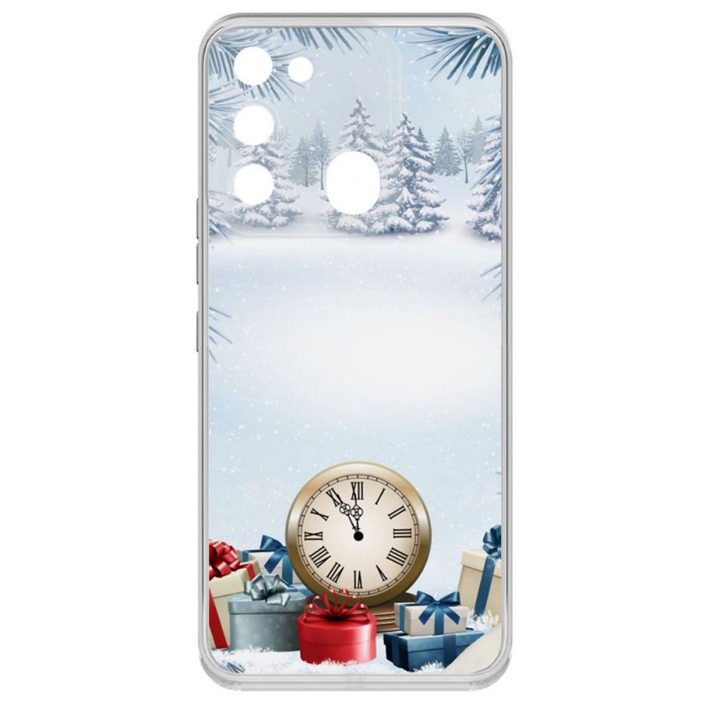 

Чехол-накладка Krutoff Clear Case 5 минут для Tecno Spark Go 2022