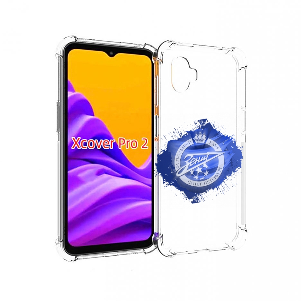 

Чехол MyPads фк зенит 1 мужской для Samsung Galaxy Xcover Pro 2, Прозрачный, Tocco