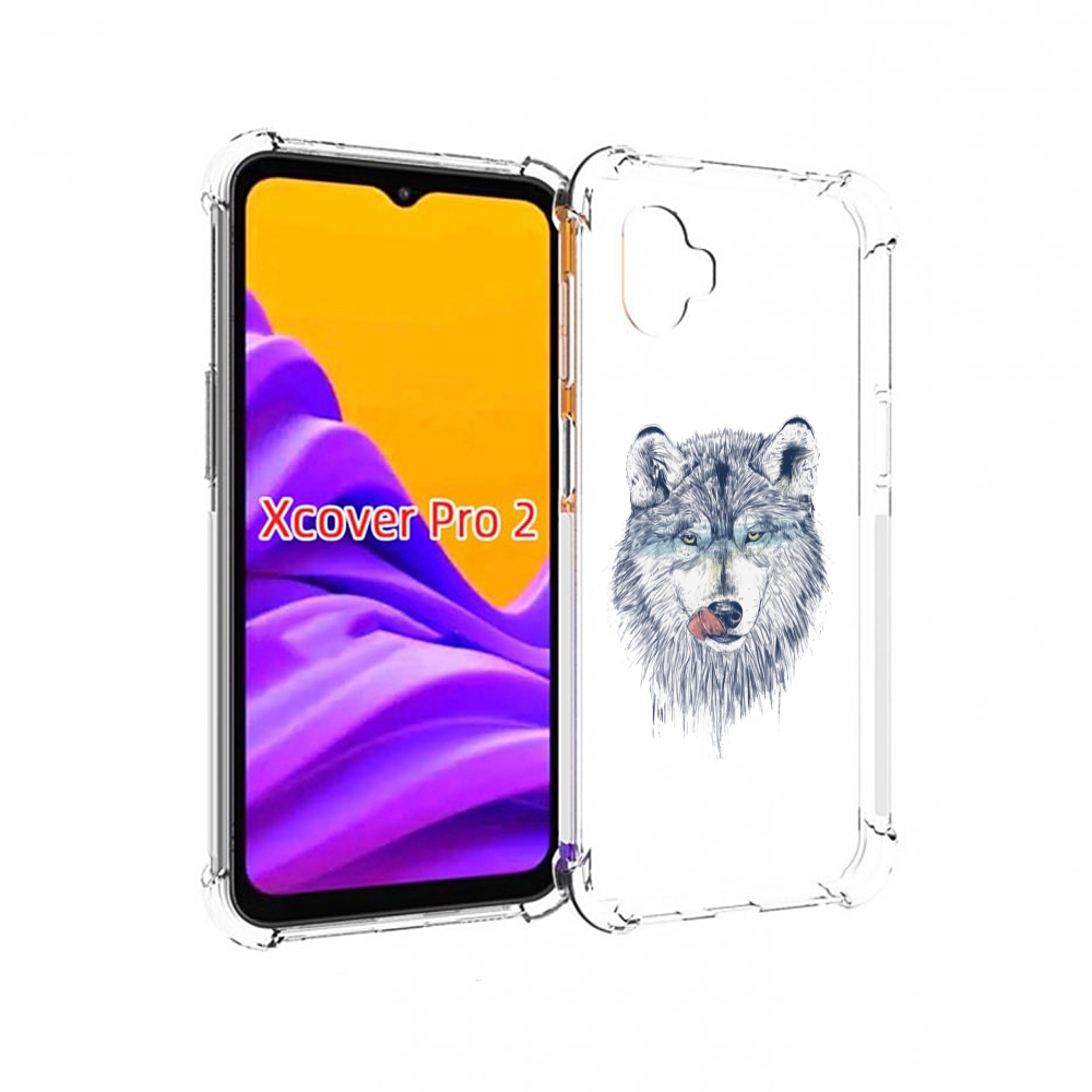 

Чехол MyPads голодгый волк для Samsung Galaxy Xcover Pro 2, Прозрачный, Tocco
