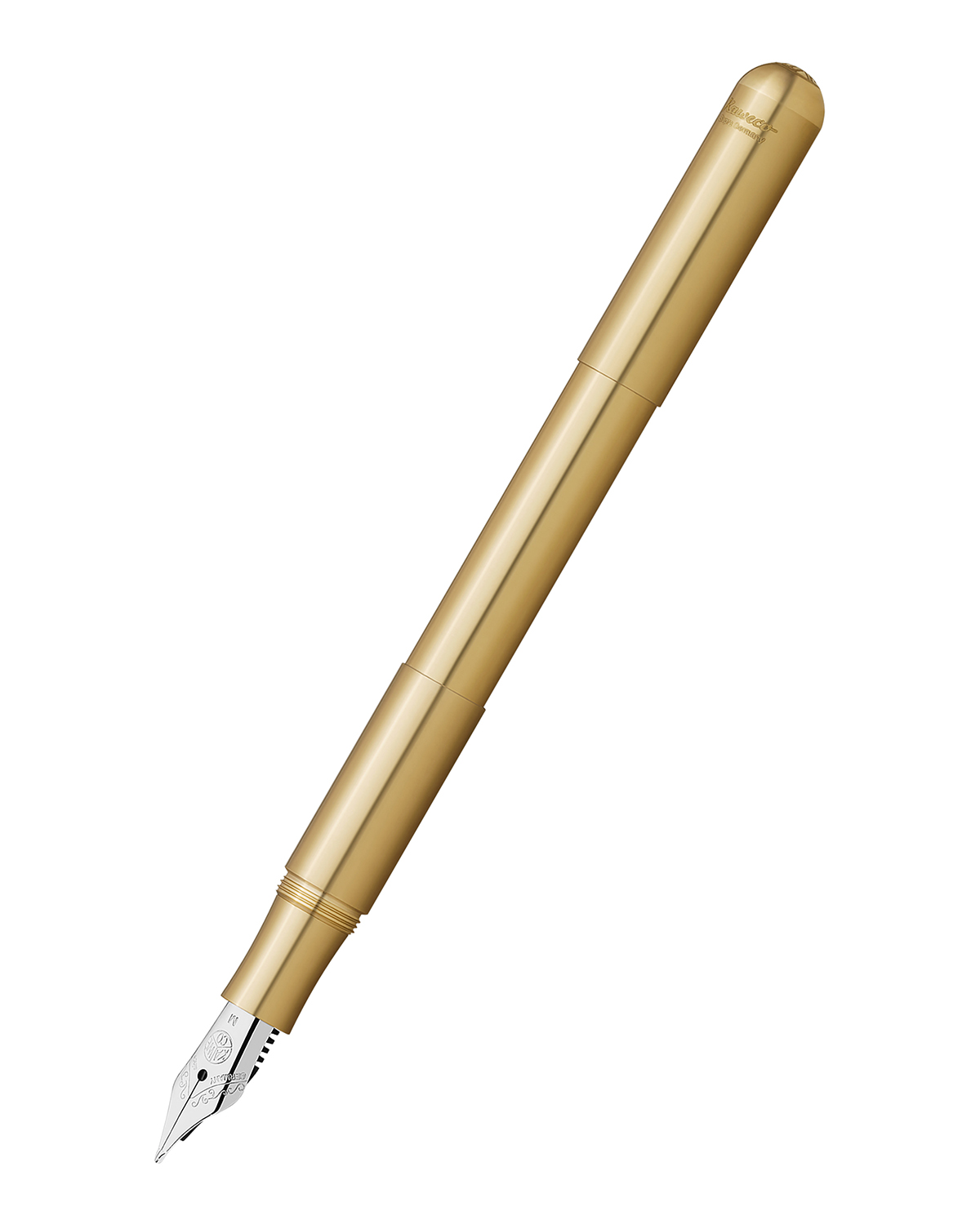 Перьевая ручка Kaweco Supra F 0 7мм цвет корпуса латунный