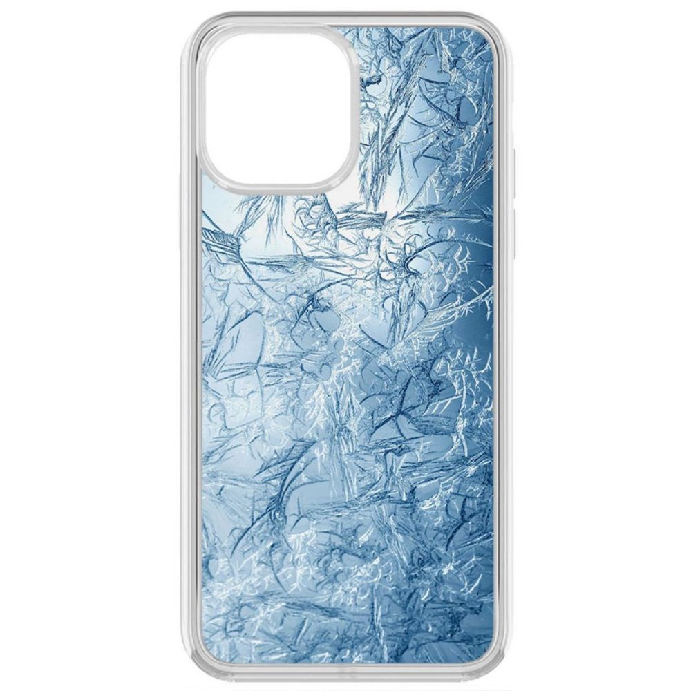 фото Чехол-накладка krutoff clear case лед для iphone 13 pro max