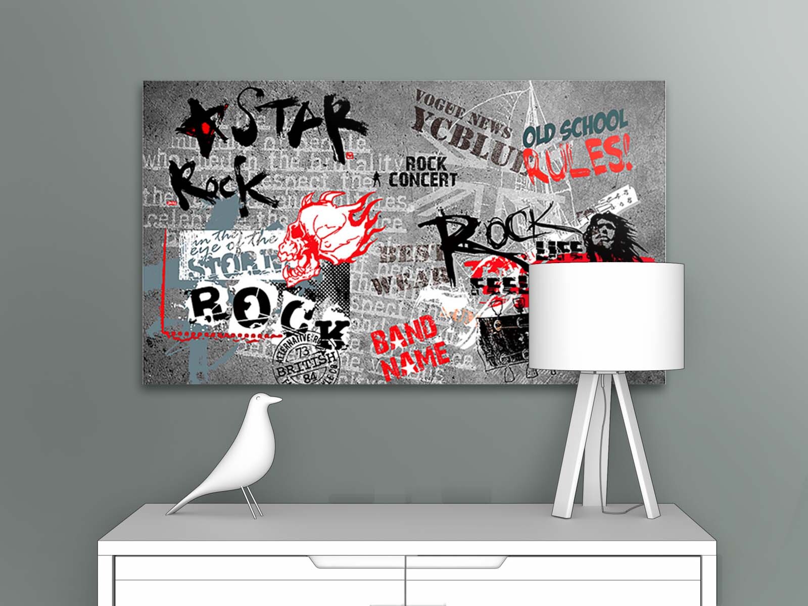 

Картина на стену для интерьера ПЕРВОЕ АТЕЛЬЕ "Rock стена" 115х68 см, Rock стена