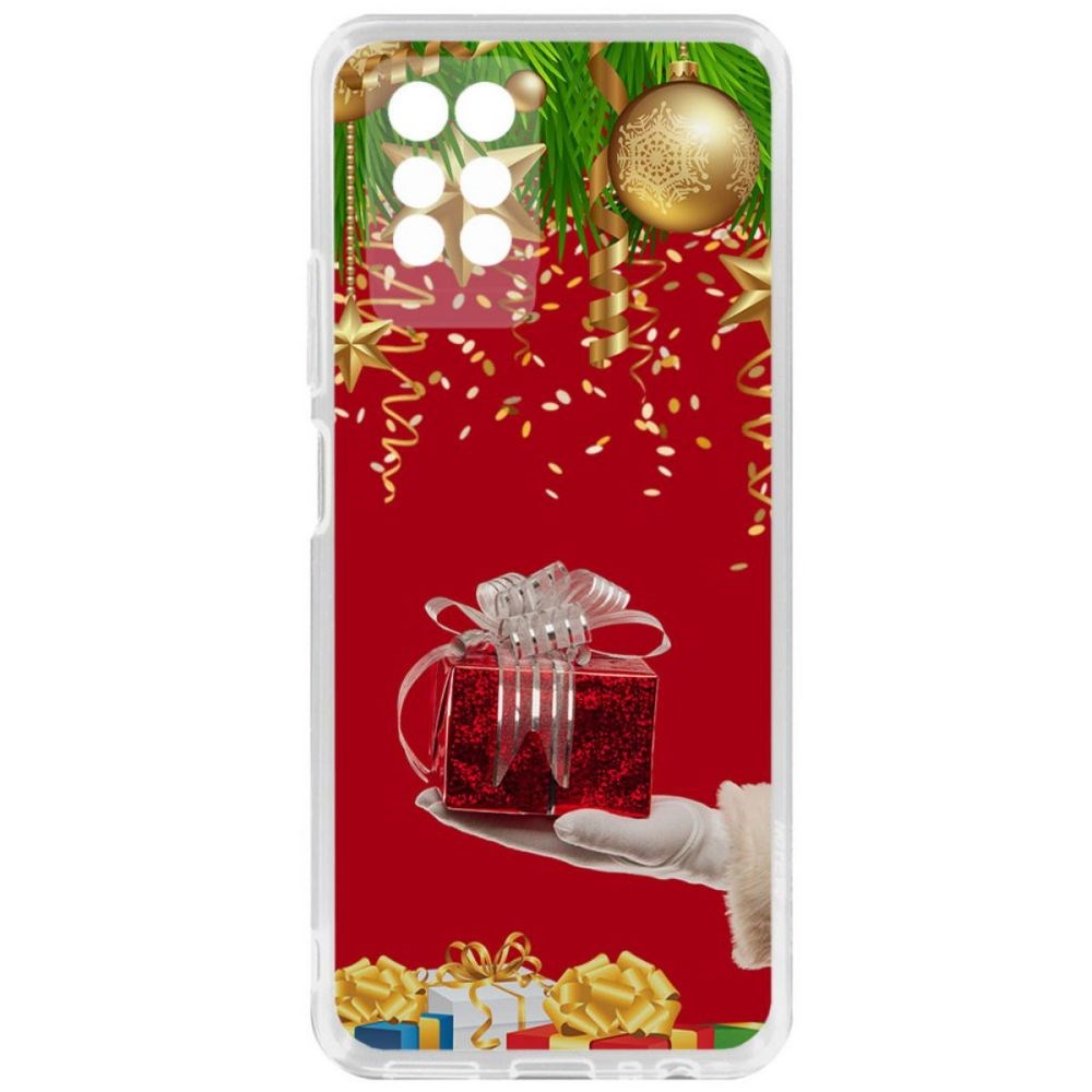 

Чехол-накладка Krutoff Clear Case Подарки для Infinix Note 10 Pro