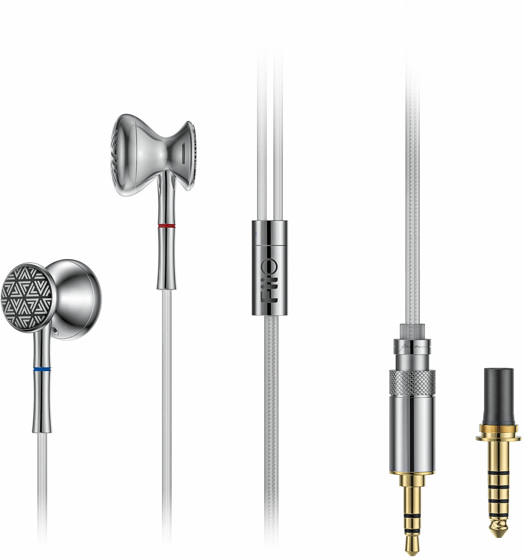 

Проводные наушники FiiO FF3, серебристый (80002205), FF3