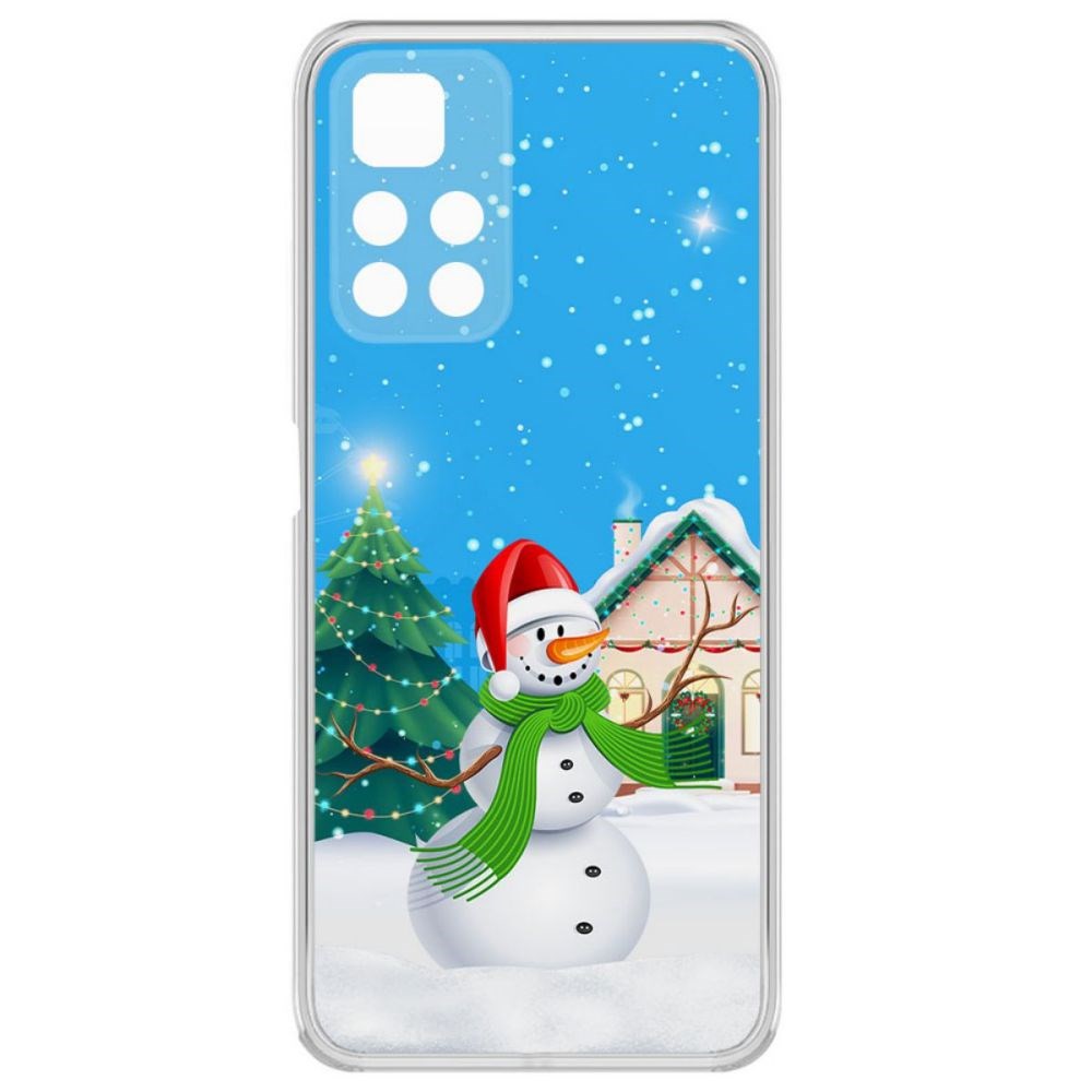 

Чехол-накладка Krutoff Clear Case Снеговик для Xiaomi Redmi Note 11 Pro+ 5G