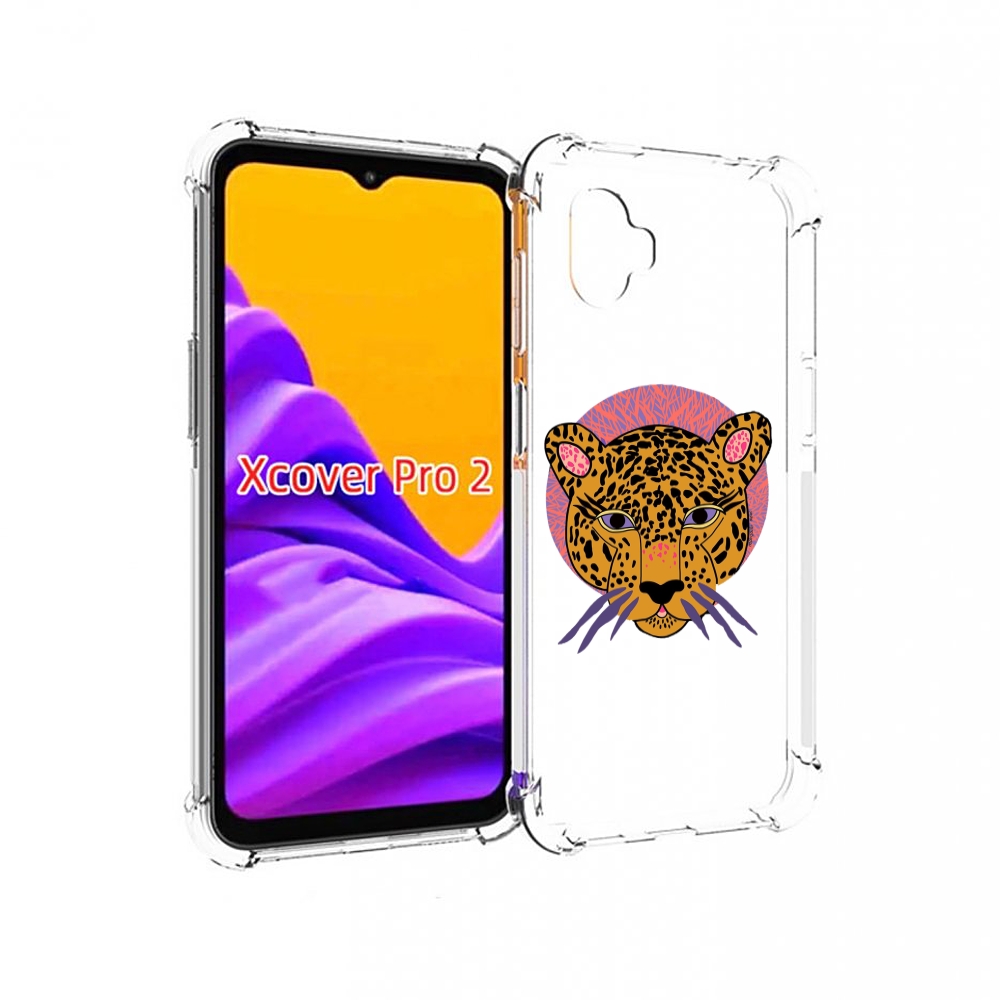 

Чехол MyPads тигр-в-кругу для Samsung Galaxy Xcover Pro 2, Прозрачный, Tocco