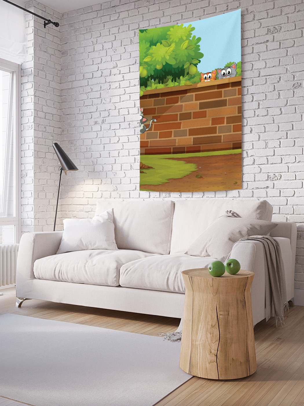 

Вертикальное фотопанно на стену JoyArty Бедовые коты 150x200 см, Бедовые коты