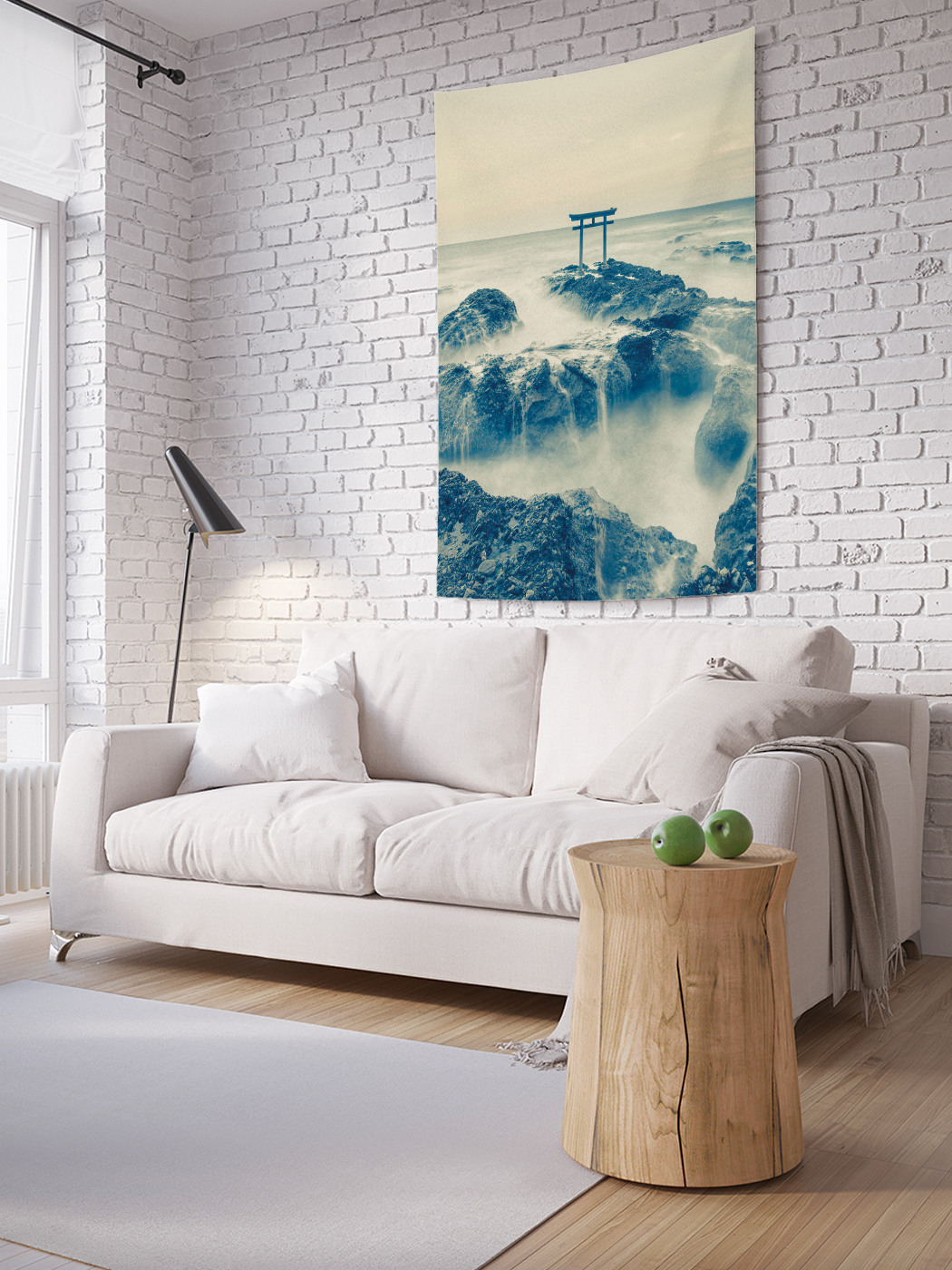 

Вертикальное фотопанно на стену JoyArty Японский строб в шторм 150x200 см, Японский строб в шторм
