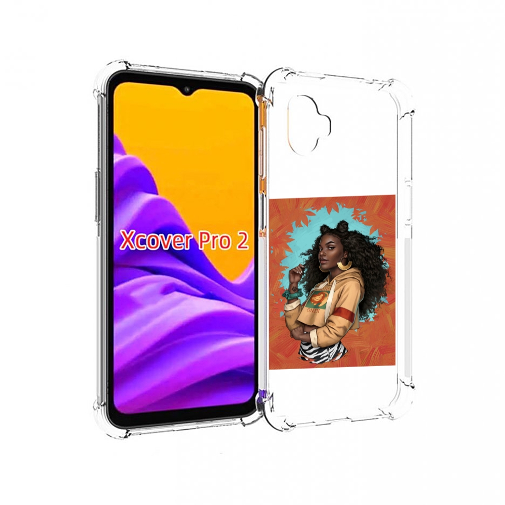

Чехол MyPads темная-девушка женский для Samsung Galaxy Xcover Pro 2, Прозрачный, Tocco