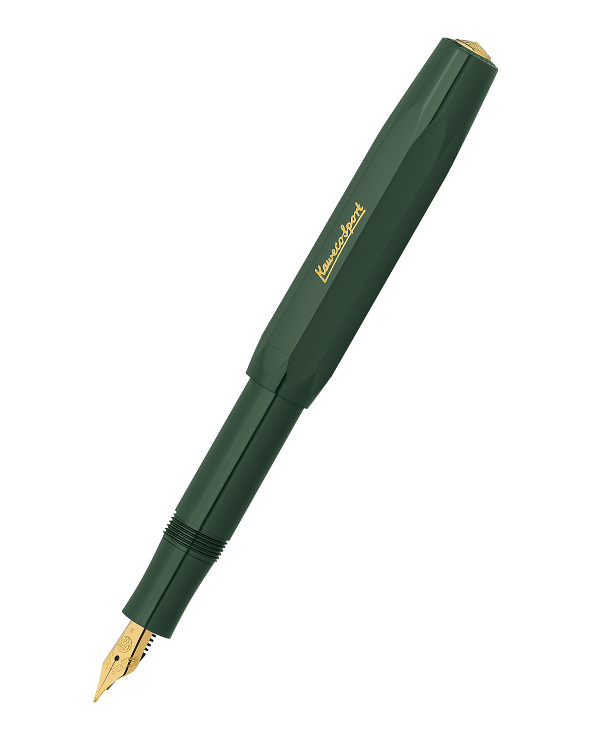 

Перьевая ручка Kaweco Classic Sport M 0 9мм зеленый корпус