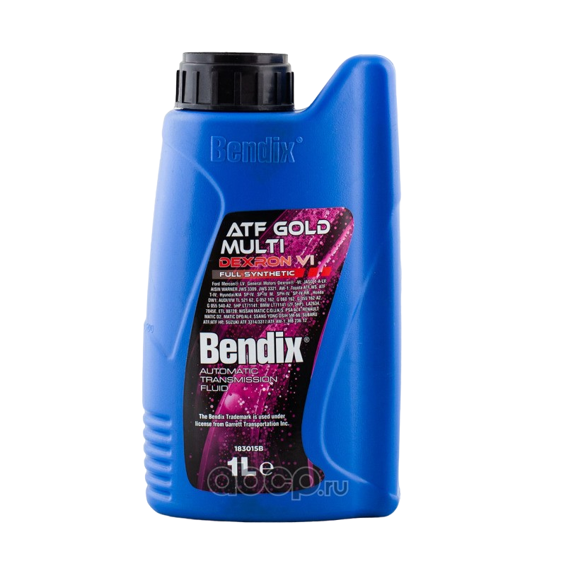 Масло Трансмиссионное Bendix Gold Atf Multi Dexron Vi Синтетическое 1 Л 183015b BENDIX арт