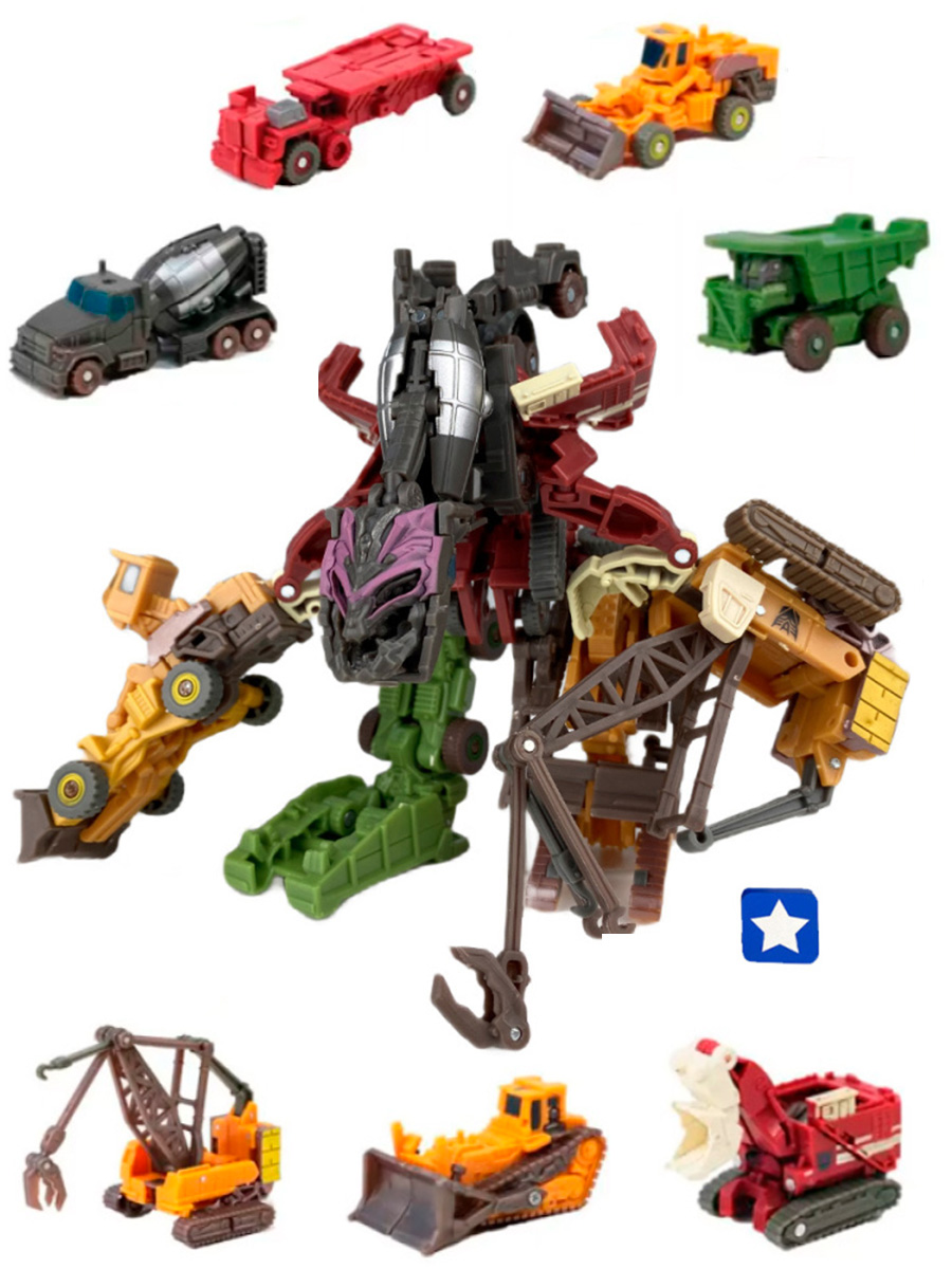 

Фигурка трансформер Девастатор 7 в 1 Transformers Devastator 18 см, Трансформеры Девастатор Transformers Devastator