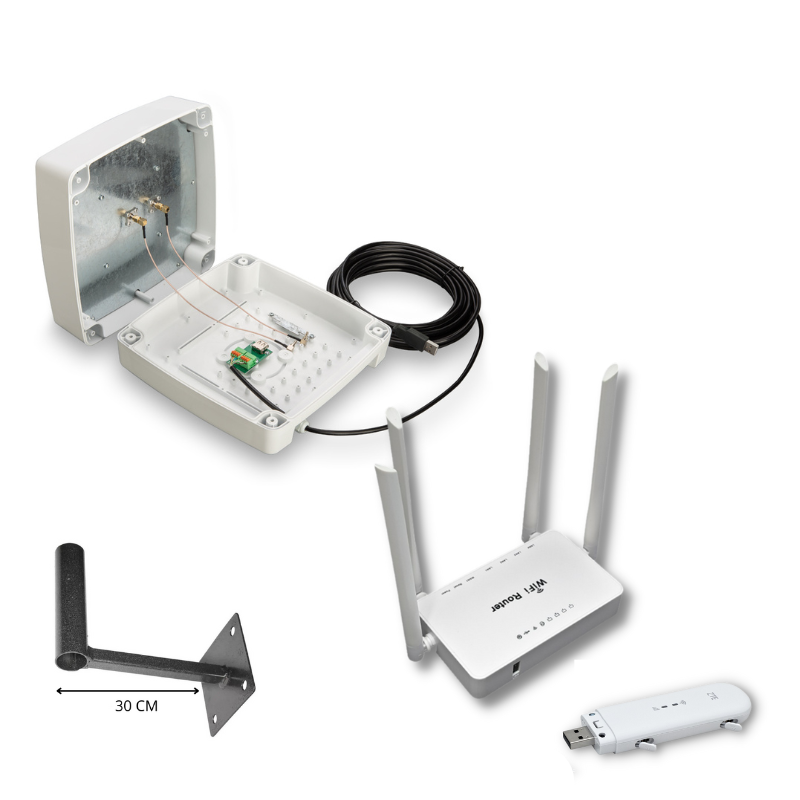 

Комплект интернета WiFi для дачи и дома 3G/4G/LTE - KSS15-Ubox с модемом ZTE MF79U